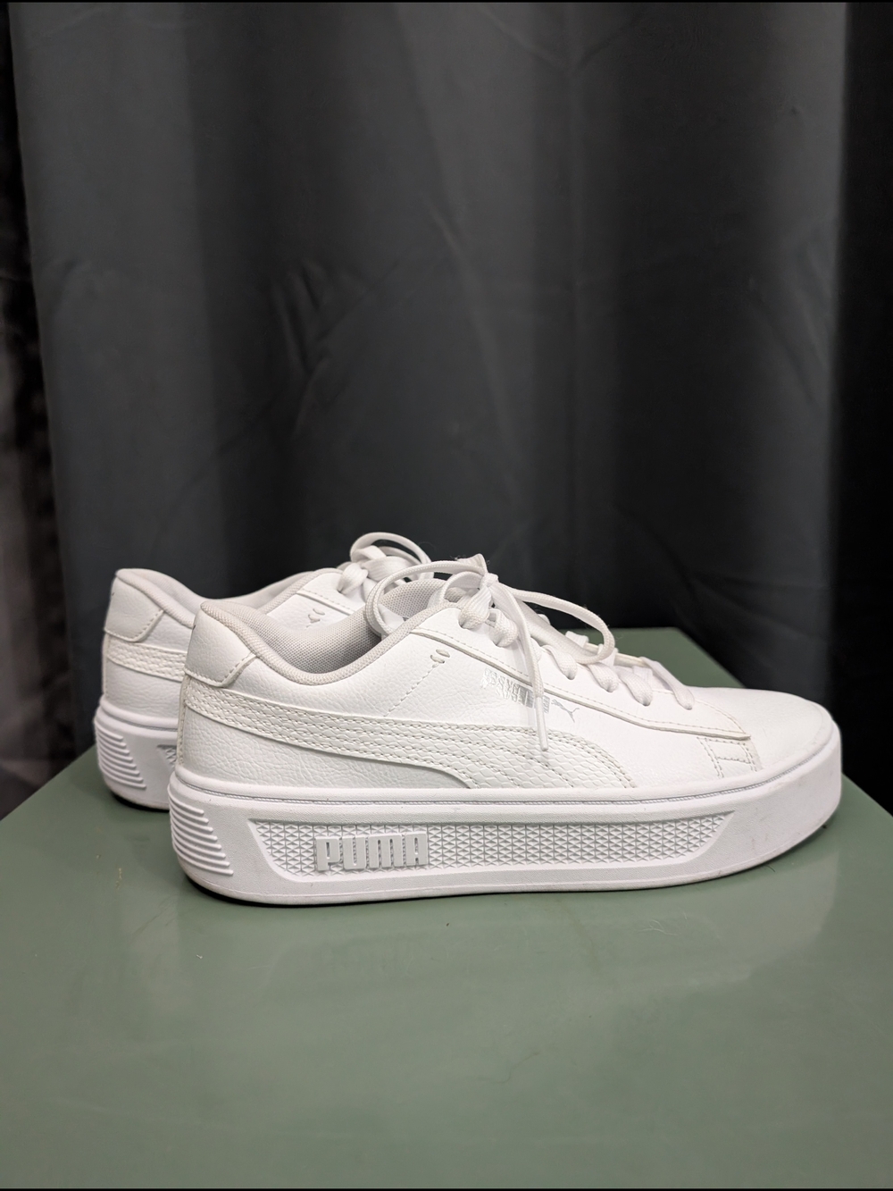Puma Women’s Classic Y2K White Platform Sneaker SZ 8.5